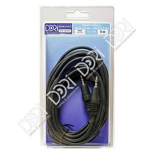2082 DORI шнур JACK3,5-JACK3,5 L=5m