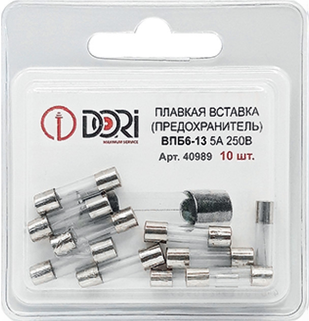 40989 Плавкая вставка ВПБ6-13 5А 250В