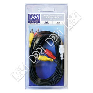2007 DORI шнур 3RCA-3RCA L=3m