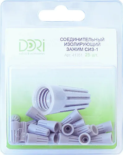 41351 Соединительный изолирующий зажим СИЗ-1 (1,0-3,0 мм2) 25 шт. блистер