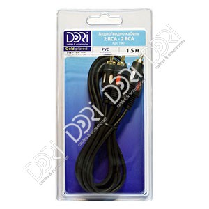 1912 DORI шнур 3RCA-3RCA L=3m