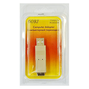 2296 Переходник штекер USB A - гнездо USB B