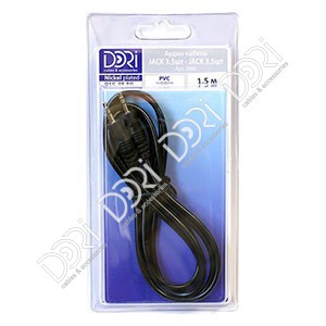 2080 DORI шнур JACK3,5-JACK3,5 L=1,5m