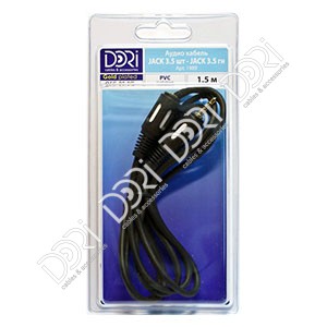 1989 DORI шнур Стерео JACK 3,5 L=1,5m