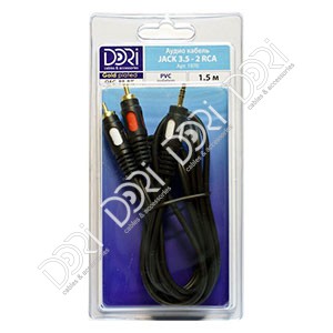 1970 DORI шнур JACK 3,5-2RCA L=1,5m