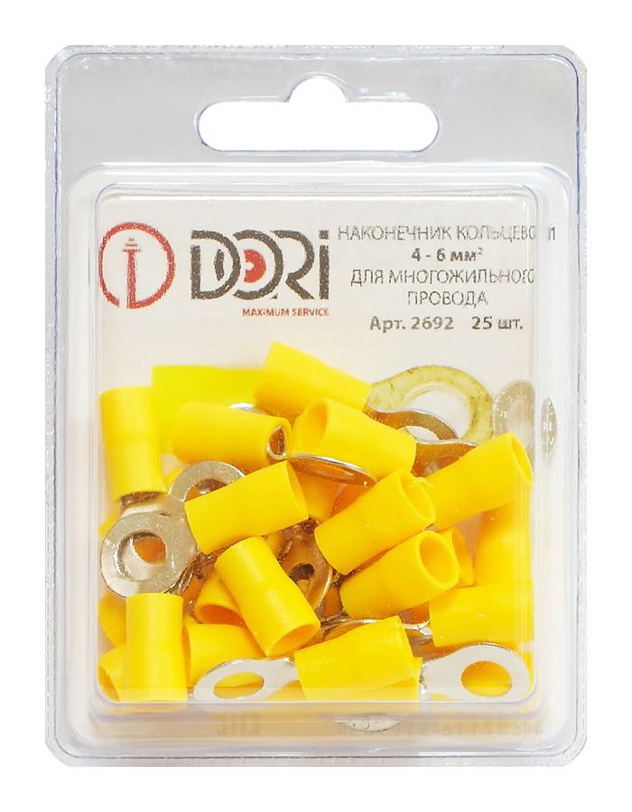 Наконечник кольцевой НКИ 4,0-6,0 мм2 (25 шт)