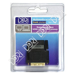 2437 Переходник HDMI гнездо - DVI штекер
