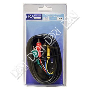 2032 DORI шнур SCART-6RCA L=1,5m