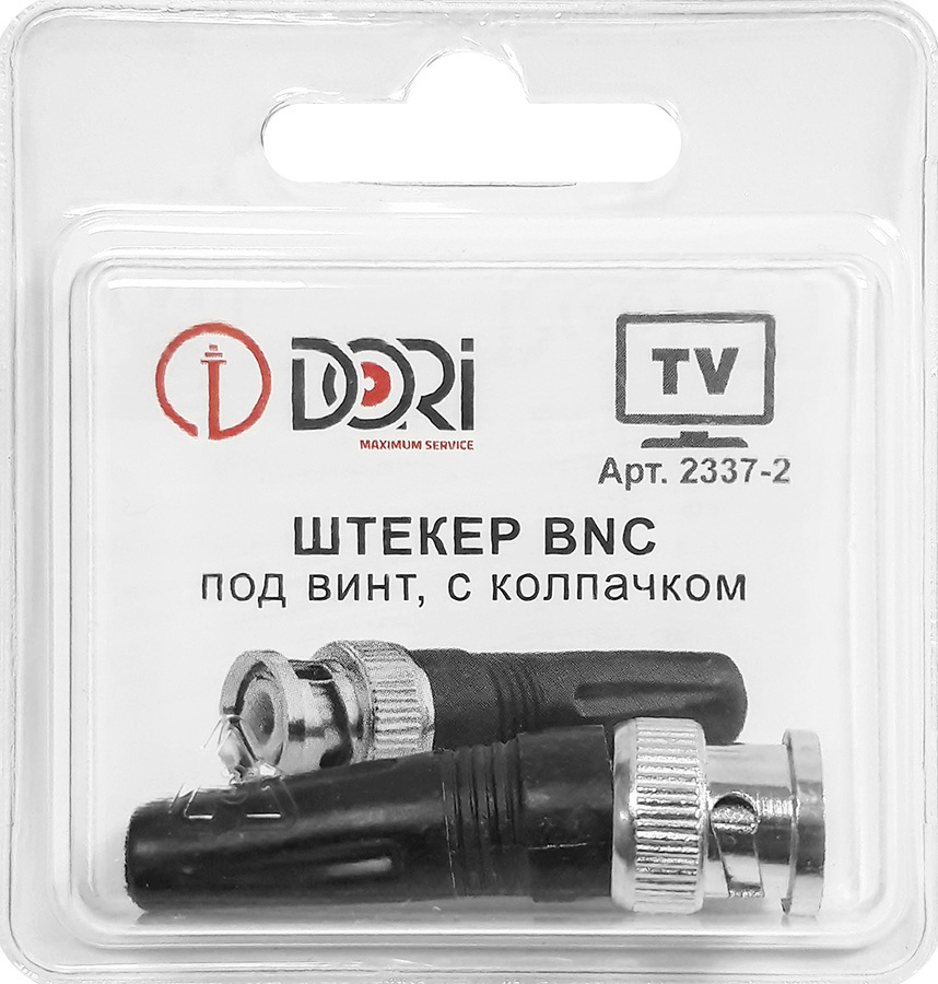 2337-2 Штекер BNC на винте (1 шт.) блистер