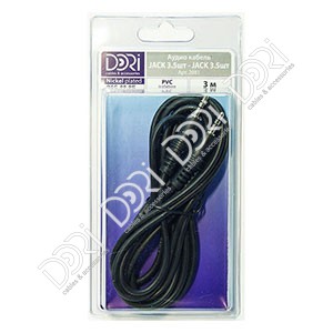 2081 DORI шнур JACK3,5-JACK3,5 L=3m