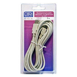 2409 Кабель USB A шт. - mini USB (5pin) шт. L=3 м