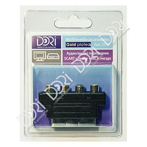 2370 Переходник SCART-4RCA