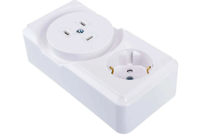 15866 Комплект для подключения электроплит 1м (блок розеток)