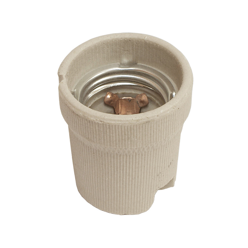 41238 Патрон Е-27, керамический,  1шт