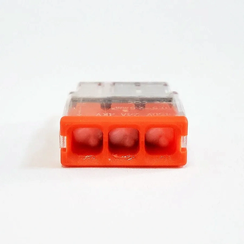 47124 Строительно-монтажная клемма Dori (СМК 2273-243) 3-проводная с пастой 20 шт.