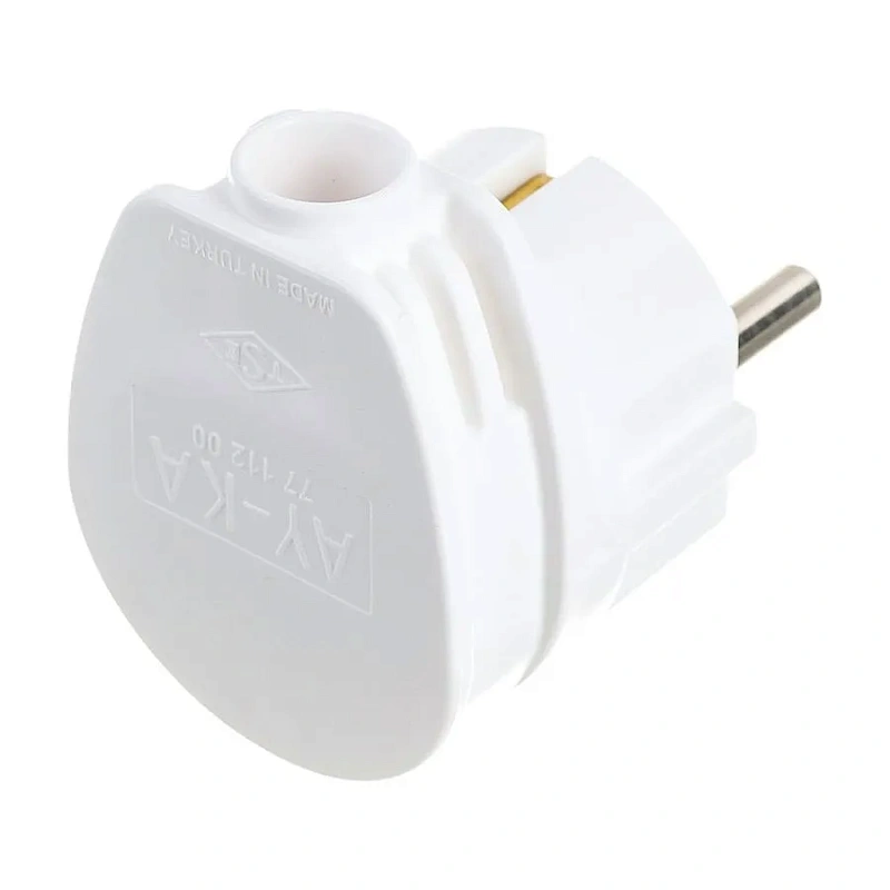 61225 Вилка С/З угловая белая