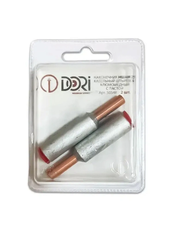 50548 Наконечник кабельный штыревой алюмомедный НШАМ 25мм2 (2шт)