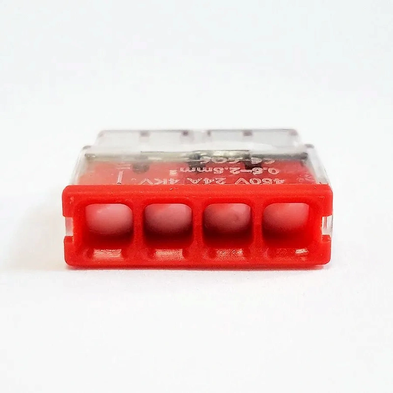 46363 Строительно-монтажная клемма Dori (СМК 2273-244) 4-проводная с пастой 6 шт.