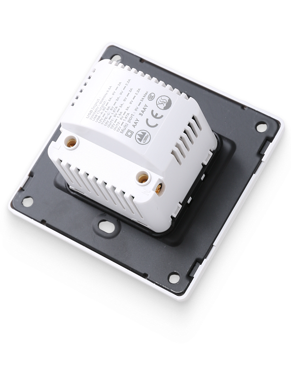 53310 Зарядное устройство DORI кабель Type-C + USB-A + Type-C, белый