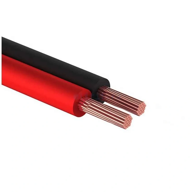 50869 Кабель акустический 2х0,25 мм 20м красно-чёрный, шт