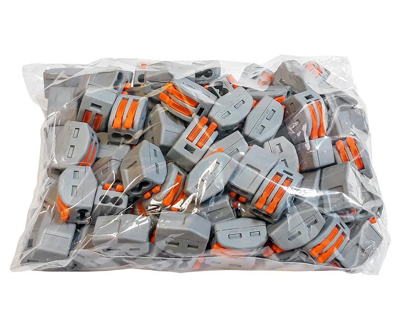 46462 Соединительная клемма Dori (СМК222-412) 2-проводная 100 шт.