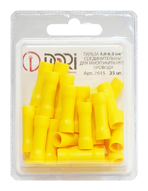2615 Гильза соединительная изолированная (ГСИ) (4 - 6 мм2) 25 шт.