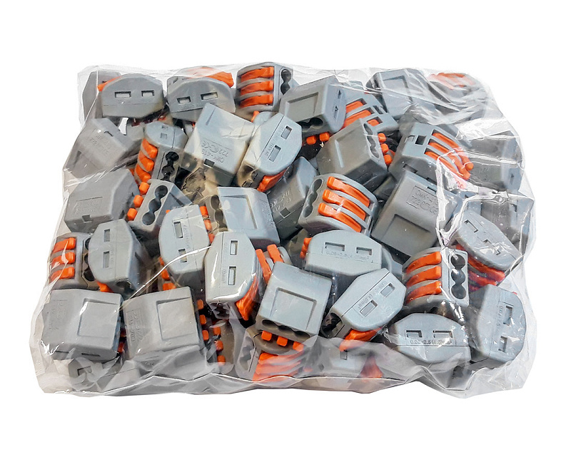 46455 Соединительная клемма Dori (СМК222-413) 3-проводная 100 шт.