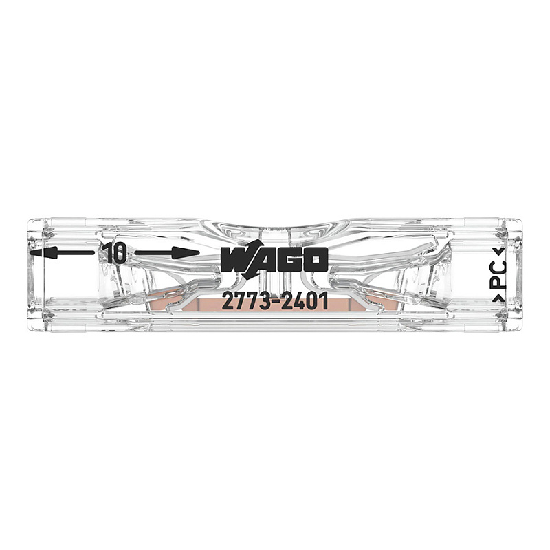 50258 Соединитель для сращивания WAGO (2773-2401) 3шт. в блистере