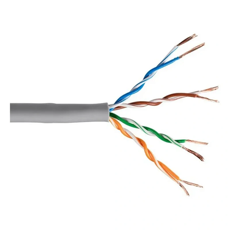 11332 Кабель UTP4 cat.5e (4х2х25AWG) CCA серый (25м), шт