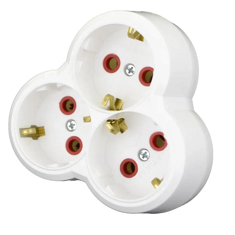 61300 Разветвитель на 3 гнезда с/з