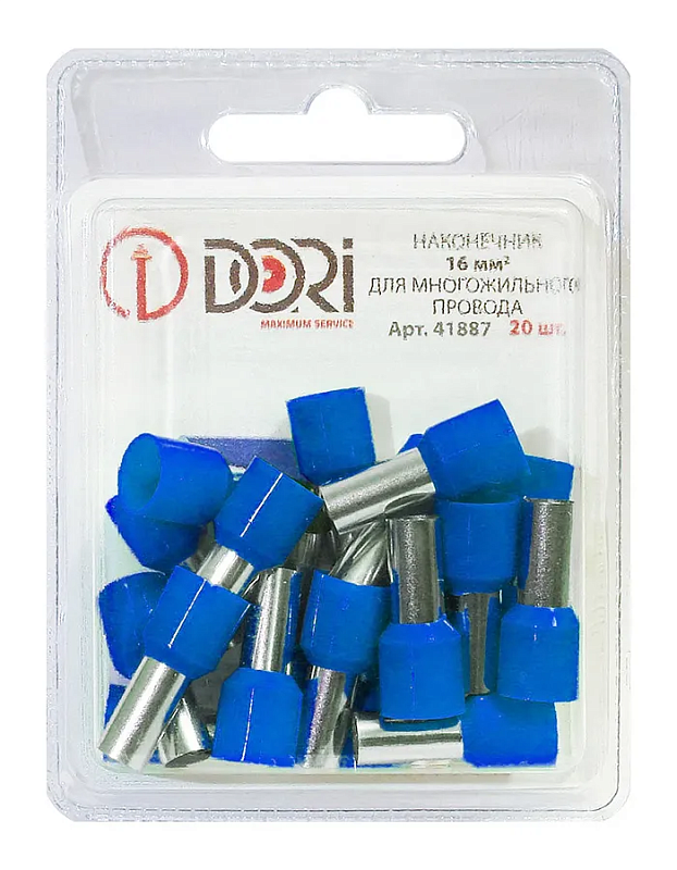 41887 Наконечник штыревой НШВИ 16 мм2 (20 шт)