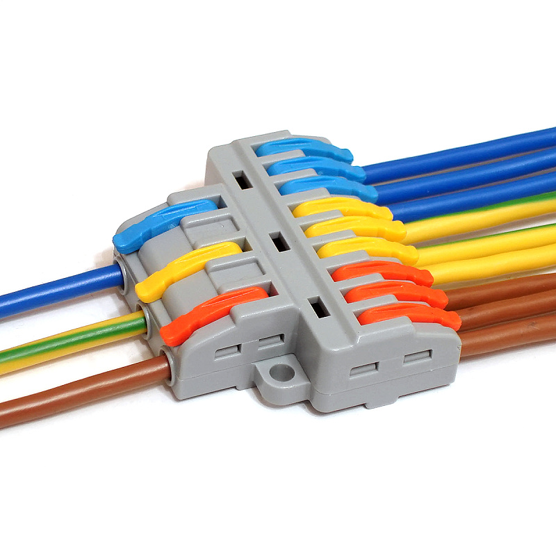 52689 Разветвительная клемма Dori (СМК 423-9) трехполюсная, 1шт.