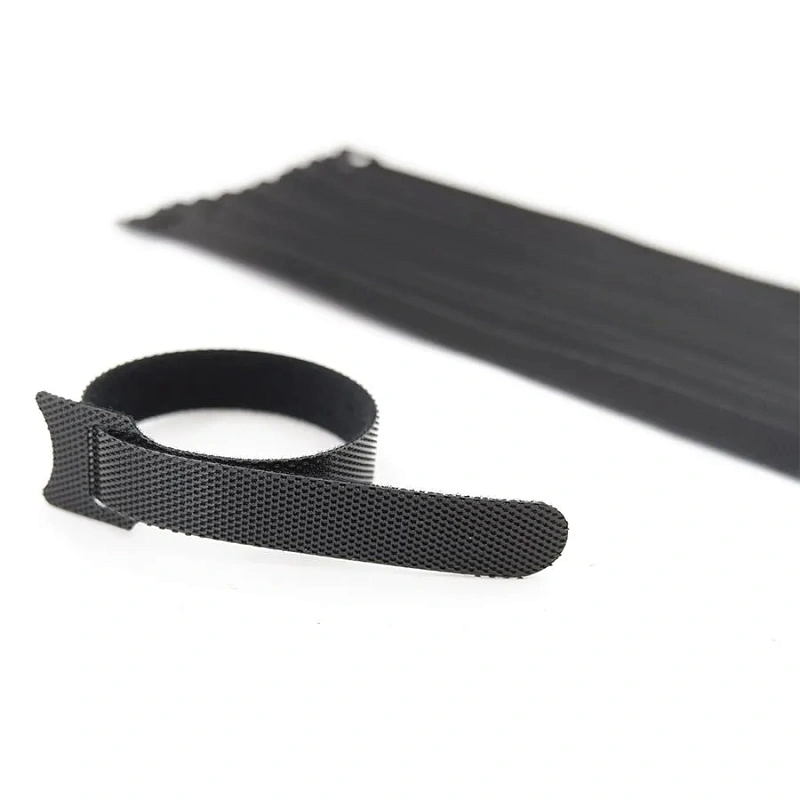 42211 Стяжка-липучка DORI многоразовая 150х12мм 10 шт черная