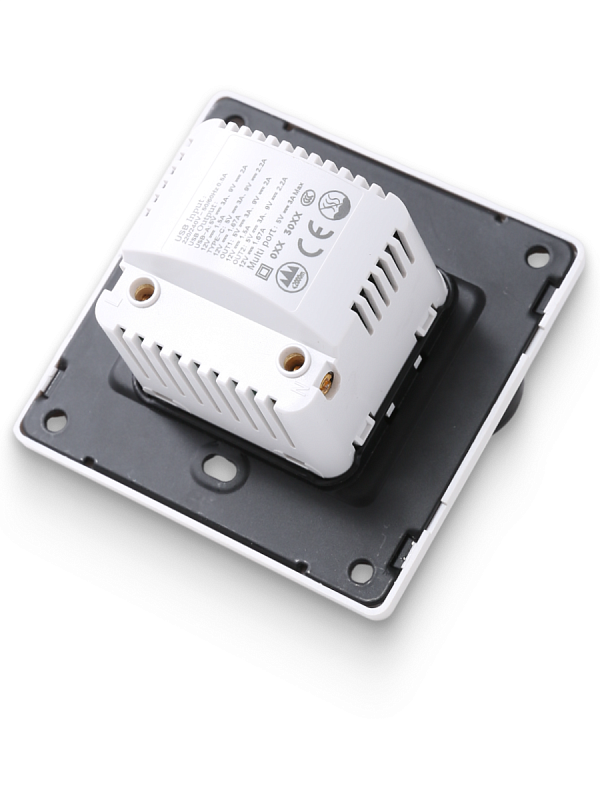 53303 Зарядное устройство DORI 2 кабеля Type-C + USB-A + Type-C, белый
