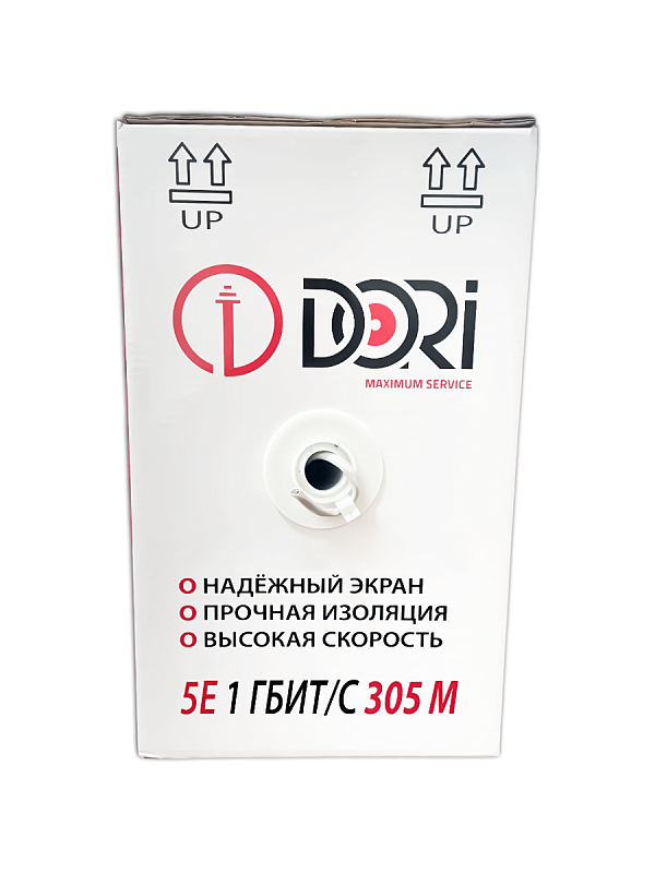 44338 Кабель UTP4 cat.5e  (25 AWG) CCA серый (305м), шт