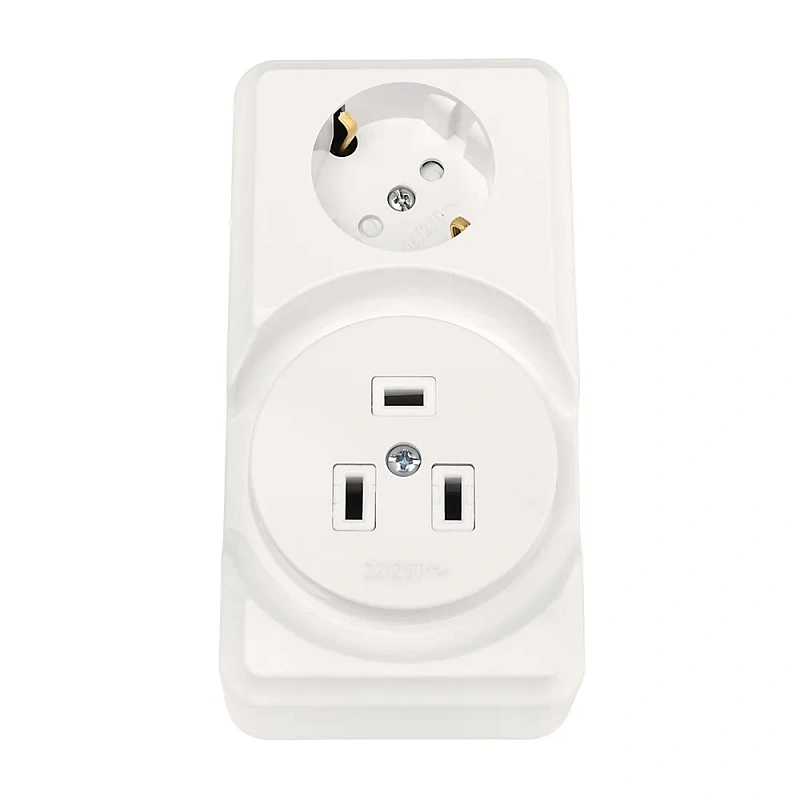 15866 Комплект для подключения электроплит 1м (блок розеток)