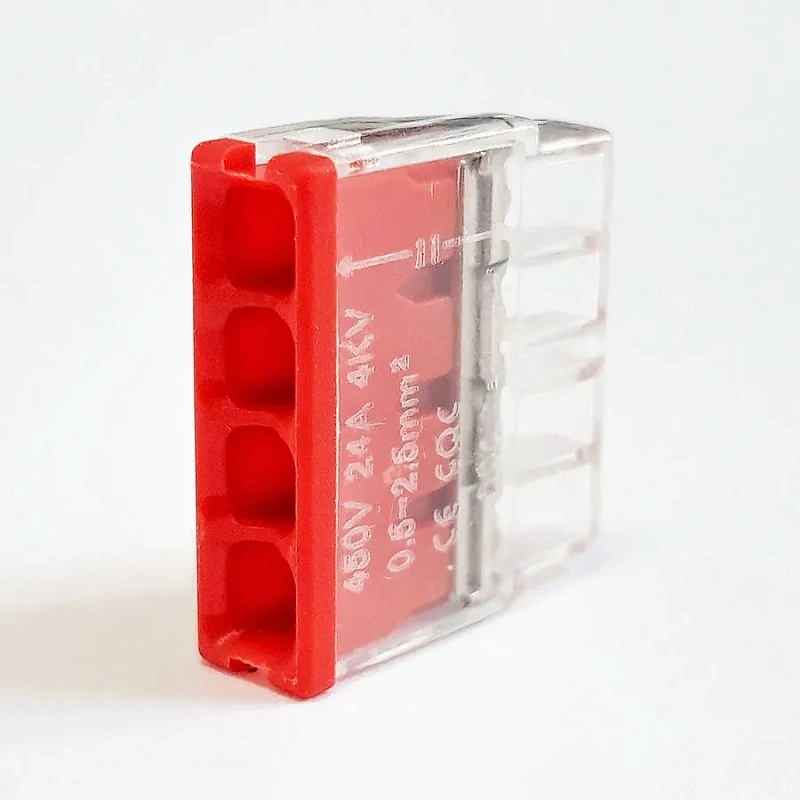 46318 Строительно-монтажная клемма Dori (СМК2273-204) 4-проводная 6 шт.