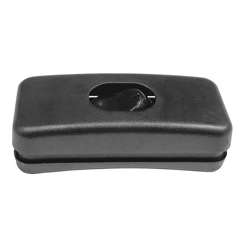 46677 Выключатель на кабель самосборный чёрный