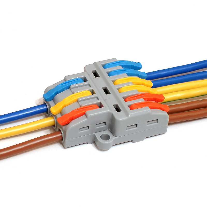 52672 Разветвительная клемма Dori (СМК 423-6) трехполюсная, 1шт.