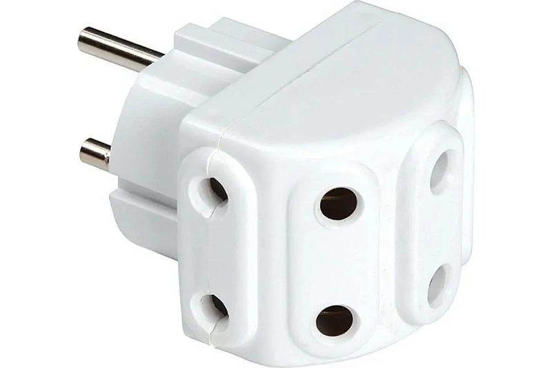 65551 Разветвитель на 5 гнезд прямой б/з