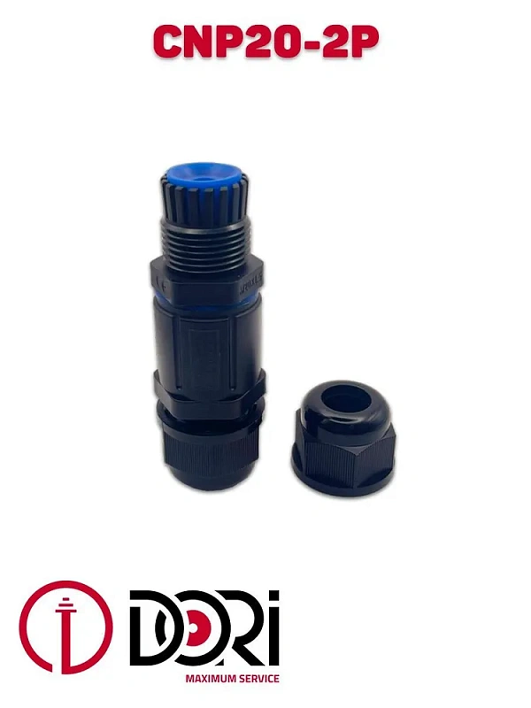 50647 Кабельный коннектор CNP20-2P (IP68) 1 шт. в пакете