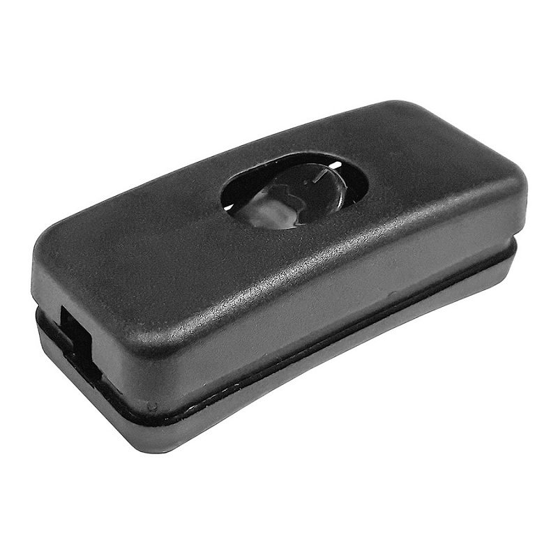 46677 Выключатель на кабель самосборный чёрный