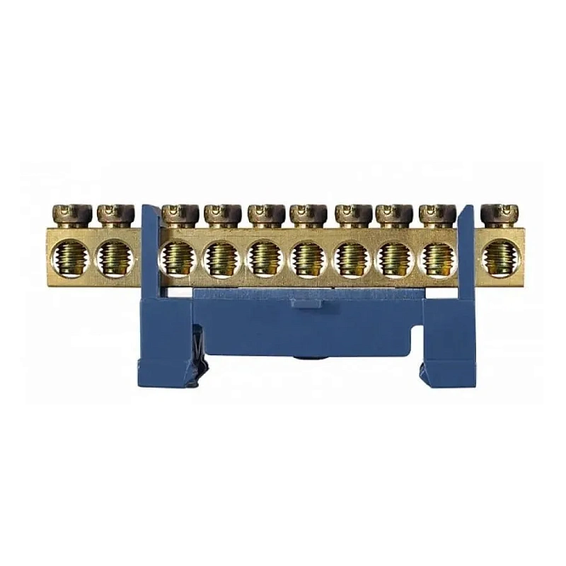 41177 Шина нулевая на дин-рейку (10 отв.) (1шт)