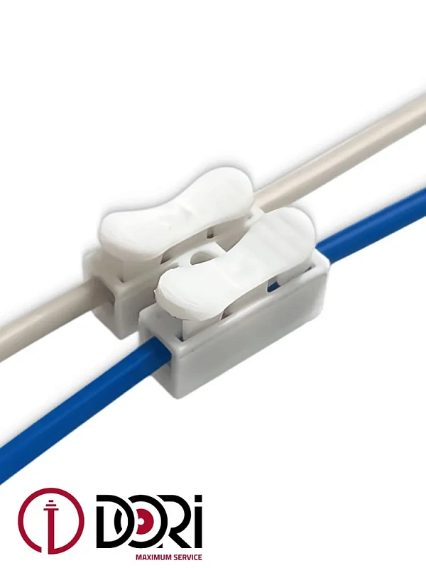 51644 Клемма пружинная быстрозажимная Dori (СН-2), 5 шт. в блистере