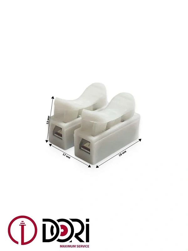 51644 Клемма пружинная быстрозажимная Dori (СН-2), 5 шт. в блистере